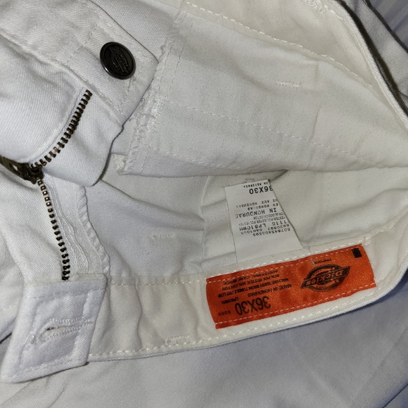 White Dickies Straight Leg - Picture 3 of 3